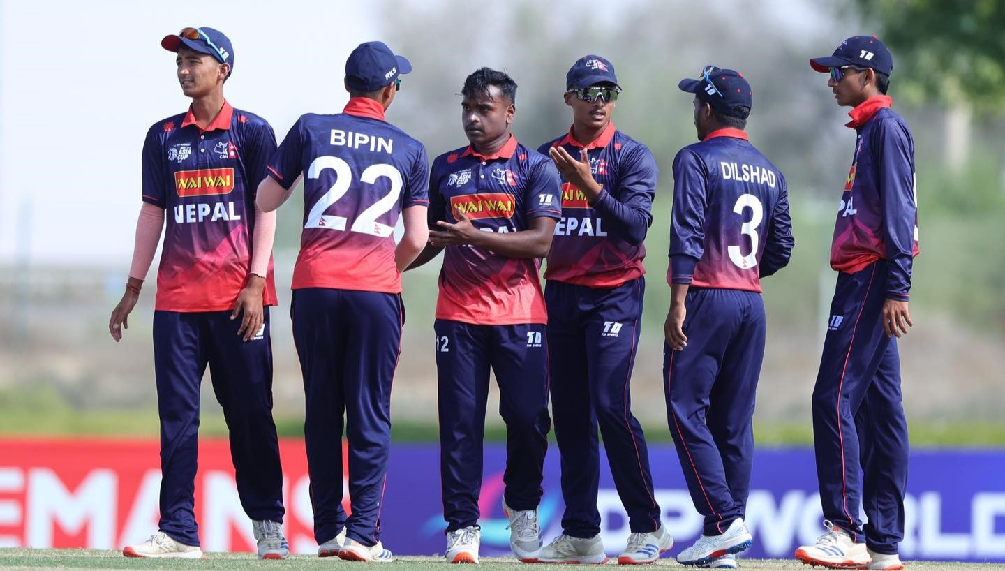 एसीसी यु–१९ एसिया कपः नेपाल श्रीलंकासँग पराजित